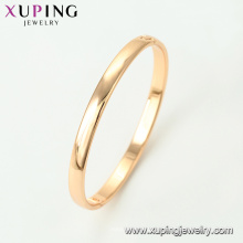 51564- brazaletes diseñados simples de la moda de la joyería de Xuping con el oro 18K plateado